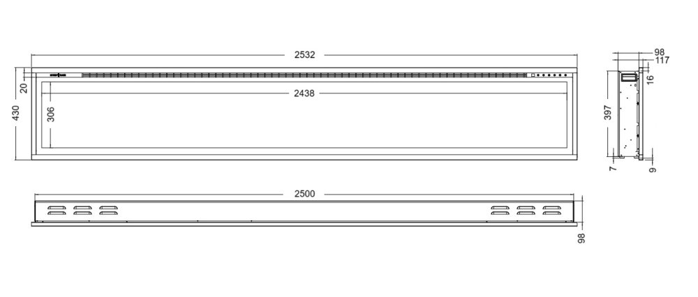 Spectrum Slimline 100"