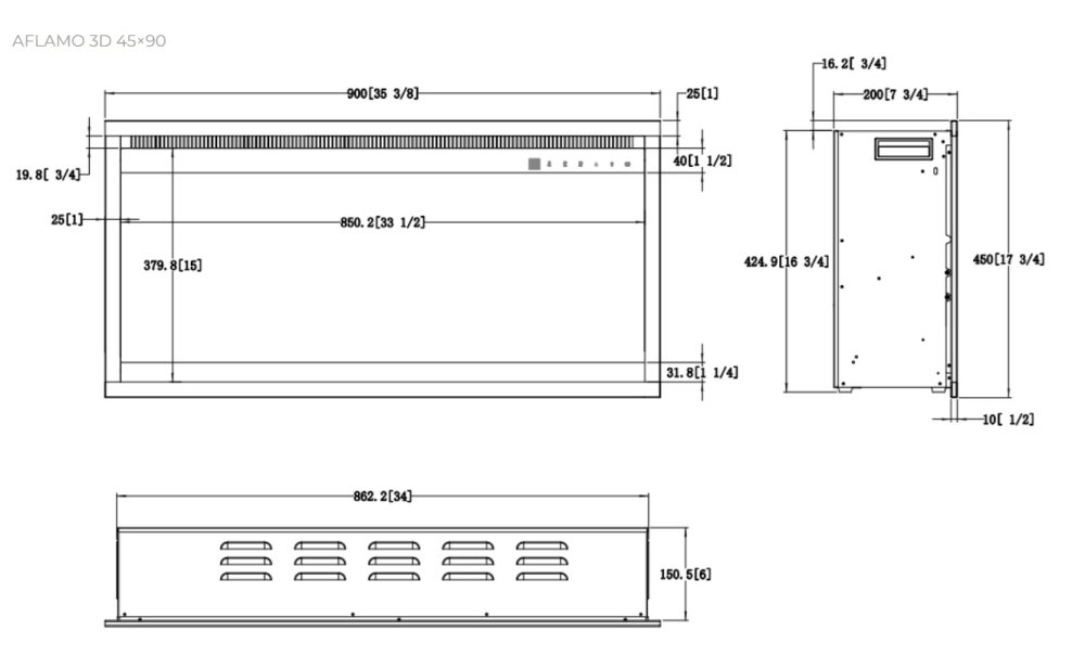 AFLAMO 3D 45x90